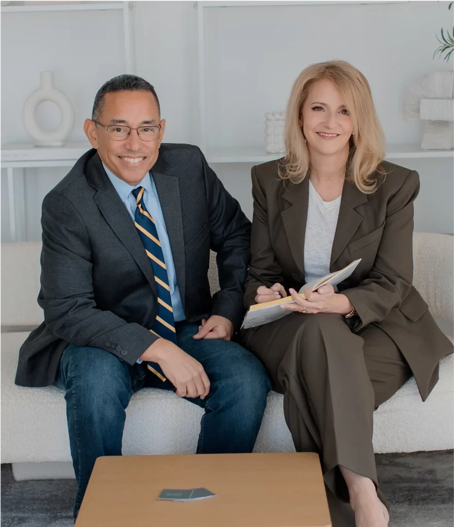 Caroline and Ray Stacey, leadership team at Caroline Stacey & Co., dedicated to business strategy and transformation.